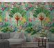 Produktbild Fototapete Vlies Pfau Blumen Garten grün bunt 47259 1