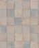 Image Non-Woven Wallpaper Tiles greige blue Marburg 45710 3