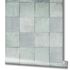 Picture Non-Woven Wallpaper Tiles blue grey Marburg 45725 2