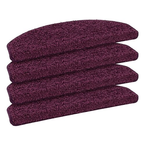 15er Set Stufenmatten Treppenmatten Glamour lila