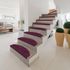 15er Set Stufenmatten Treppenmatten Glamour lila raumbild
