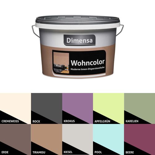 Dimensa WohnColor Innenwandfarbe Deckenfarbe