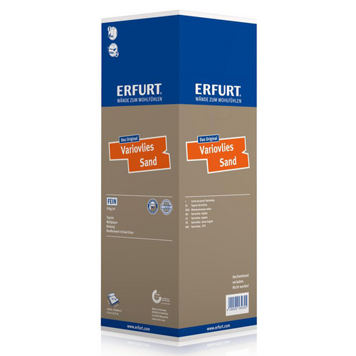 Box Image Erfurt Wallpaper Lining Paper Sand Wispy 150 g 18,75 m²