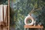 Non-Woven Wallpaper Jungle Leaves dark green 38356-1 4