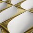 Tapete Vlies 3D Grafisch gold weiß Glanz 3