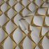 Tapete Vlies 3D Grafisch gold weiß Glanz 5