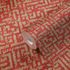 Tapetenrolle Vlies Labyrinth Geometrie rot 5