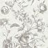 Non-Woven Wallpaper Floral Roses grey white 38700-1 2