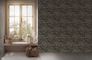Tapete Vlies Ornamente anthrazit beige 1