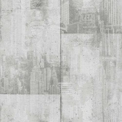 Wallpaper Skyscrapers grey beige white P+S 05519-20