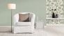 Wallpaper Non-Woven Rasch Linen green silver 484236 2