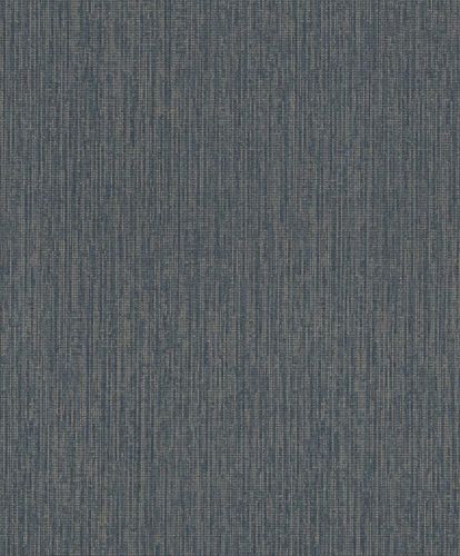 Tapete-Vlies-Rasch-Leinen-Struktur-blau-gold-484281-63211634