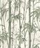 Wallpaper non-woven Rasch bamboo green white 484847 1