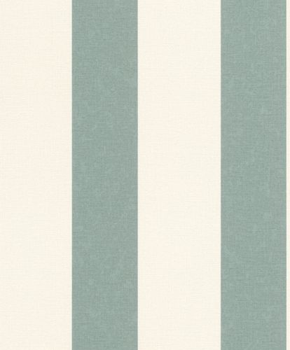 Wallpaper Non-Woven Rasch Block Stripes blue-grey 485448