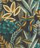 Wallpaper Non-Woven Rasch Leaves orange-brown 485561 1