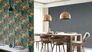 Wallpaper Non-Woven Rasch Leaves orange-brown 485561 2