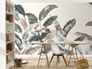 Fototapete-Rasch-Blaetter-Palmen-blau-weiss-grau-485912-63211684 1