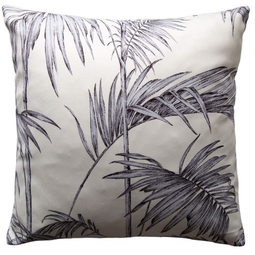 Cushion cover modern flowers silver Paris 45x45 cm