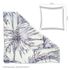 Cushion cover modern flowers silver Paris 45x45 cm 5