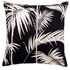 Cushion cover modern flowers black Paris 45x45 cm 1