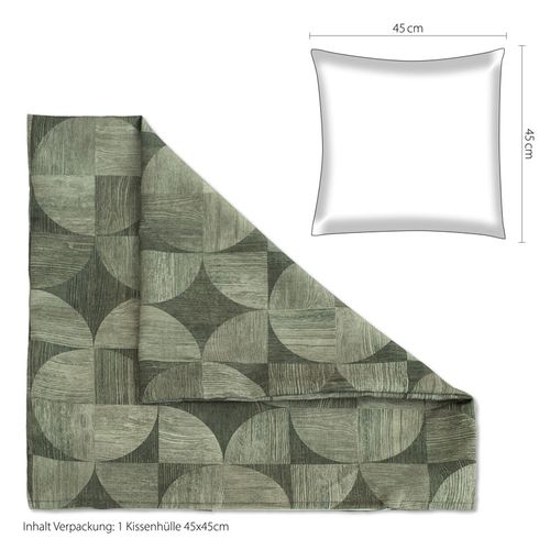 Kissenhülle Modern Struktur Mocha Copenhagen 45x45 cm