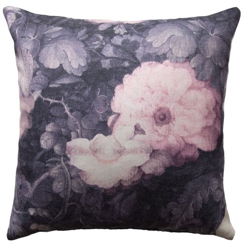 Kissenhülle Modern Blumen Mauve