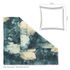 Cushion cover modern flowers indigo Amsterdam 45x45 cm 4