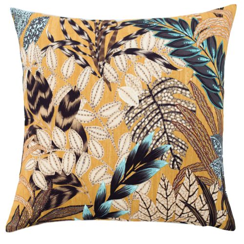 Cushion cover modern structure saffron Cape Town 45x45 cm