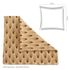Cushion cover modern structure gold New York 45x45 cm 5