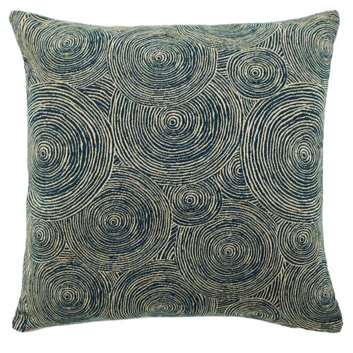 Cushion cover modern structure blue yellow Cape Town 