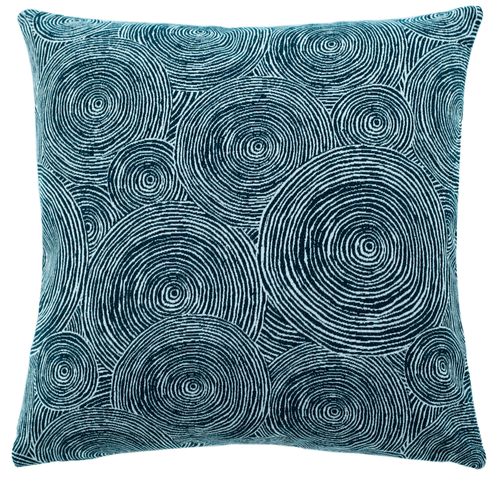 Cushion cover modern structure blue Cape Town 45x45 cm