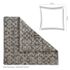 Cushion cover modern structure brown Marrakech 45x45 cm 5
