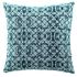 Cushion cover modern structure blue Marrakech 45x45 cm 1