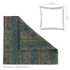 Kissenhülle Modern Struktur Blau-Gelb Marrakech 45 x 45 cm 5