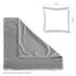 Cushion cover Plain Silver Mirja 45x45 cm 1