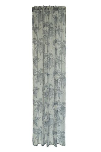 Dekoschal Blumen Silver Transparent Paris