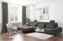 Samtvorhang Einfarbig grau blickdicht Velia wohnzimmer 3