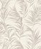 Tapete Barbara Home Collection Floral Blätter Weiß-Beige 3