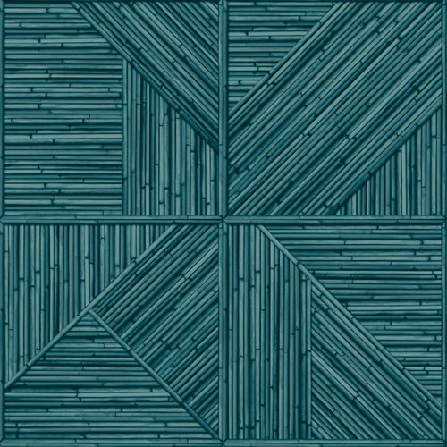 Vliestapete-Bambus-Optik-Petrol-JF2402-Grandeco-63212240