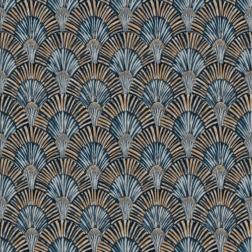 Vliestapete-Pfauenfedern-weiss-blau-gold-JF3002-Grandece-63212242