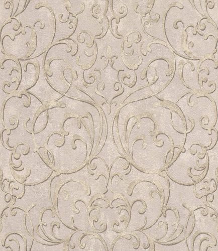 Vliestapete-Rasch-Taupe-Grau-Beige-Ornamente-651614-63212298