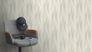 Non-woven wallpaper Rasch white grey waves 651508 3