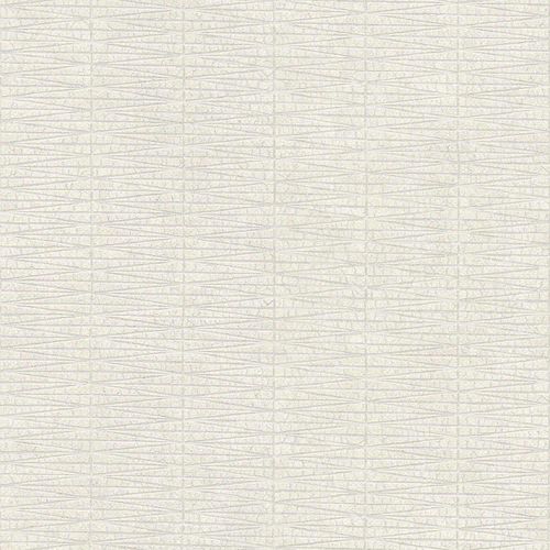Non-woven wallpaper texture white silver metallic 38597-2