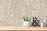 Non-woven wallpaper leaves cream copper metallic 38600-2 3