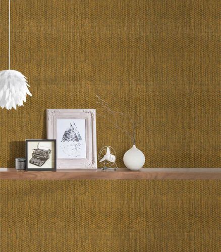 Non-woven wallpaper texture bast brown 38612-5