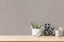 Non-woven wallpaper Uni concrete look grey glitter 38615-1 2