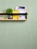 Non-woven wallpaper uni concrete look green glitter 38615-2 5