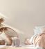 Non-woven wallpaper plain white grey glitter 38615-3 1