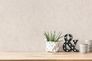 Non-woven wallpaper Uni concrete look grey glitter 38615-4 4