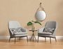 Non-woven wallpaper uni concrete look beige glitter 38615-5 1